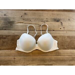 Victoria's Secret Pure White 34A Body by Victoria Classic Push Up Smooth Bra